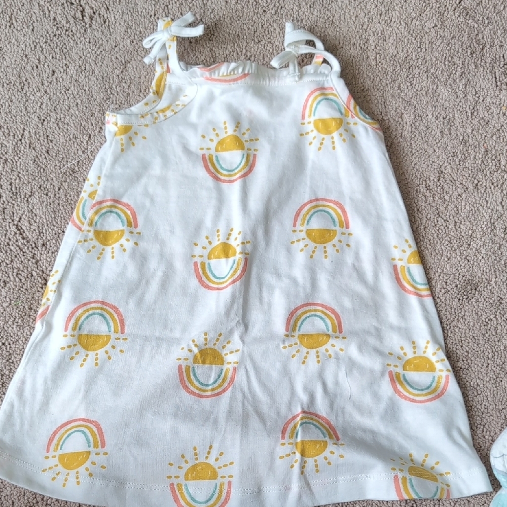 Carter's 12months Colorful Rainbow Sun Dress